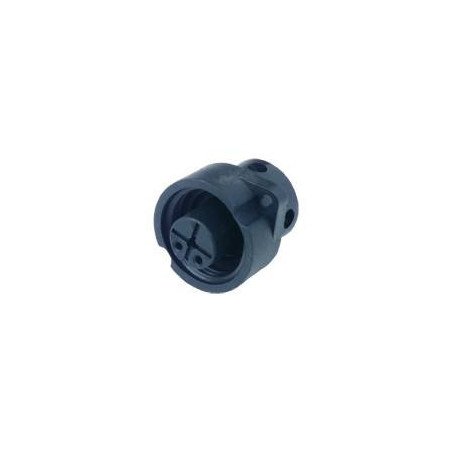 Flanschdose Kunststoff 50V 16A für Kabel 6-8mm, 2-polig