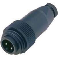 Flanschstecker Kunststoff 50V 16A für Kabel 6-8mm, 2-polig