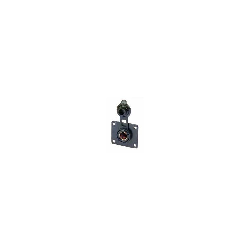 Einbau-Steckdose mit Deckel und Paneel 12/24V 16A für Stecker 12mm