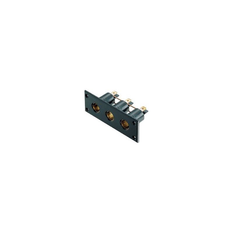 Dreifach-Einbausteckdose 6-24V max.16A SB-Pack