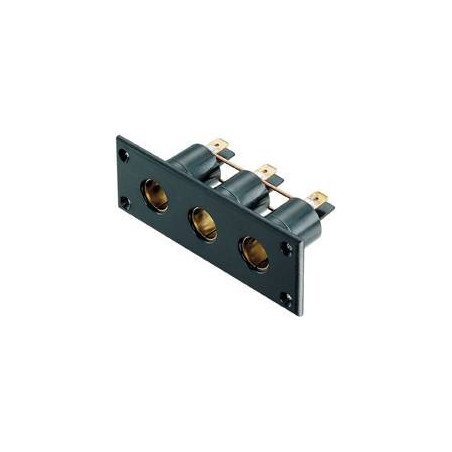 Dreifach-Einbausteckdose 6-24V max.16A SB-Pack
