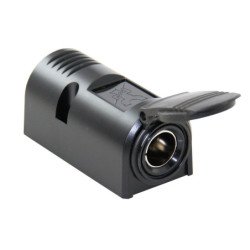 Aufbausteckdose mit Deckel für Universalstecker SB-Pack