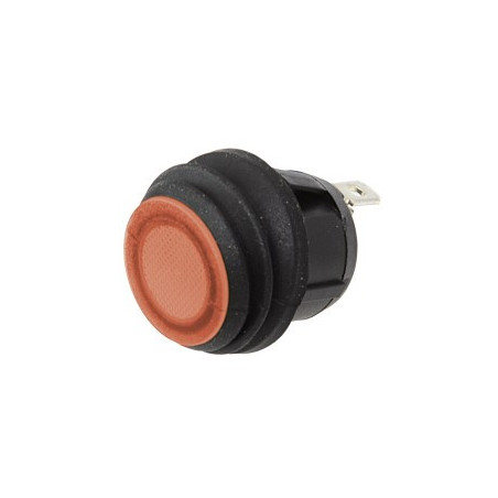 Wippschalter, rund 12/24V 10A 25mm mit LED rot