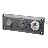 Einbau-Dreifachrahmen für Power-/USB-Steckdose SB-Pack