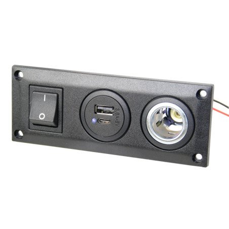 Einbau-Dreifachrahmen für Power-/USB-Steckdose SB-Pack