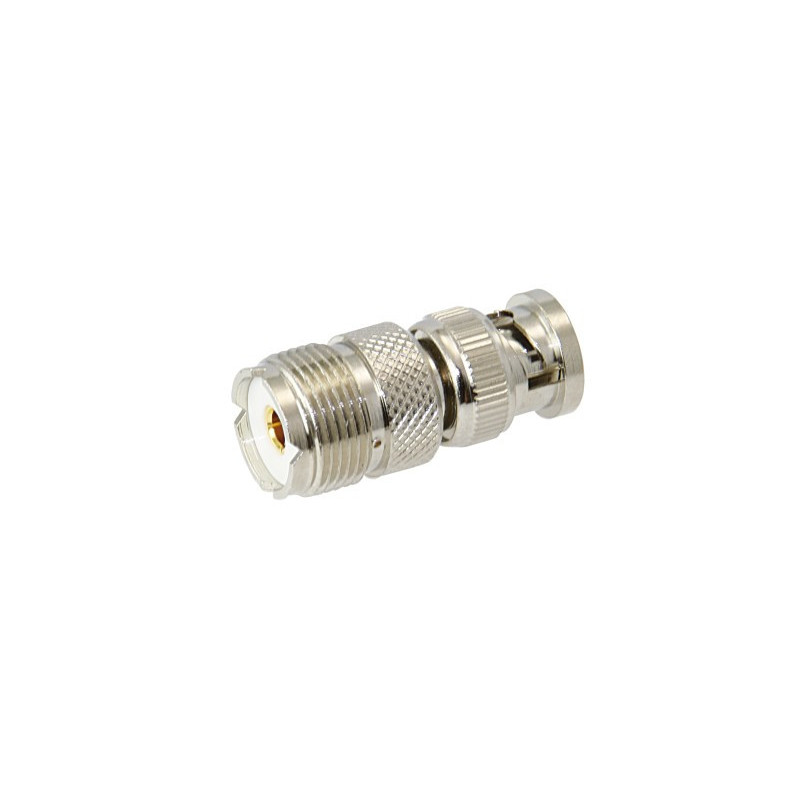 Koaxial Adapter BNC Stecker auf UHF Buchse