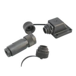 Landstromanschluss-Set mit Winkelgehäuse 230V 16A 3-polig