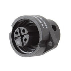 Landstromanschluss-Flanschdose 230V 16A 3-polig