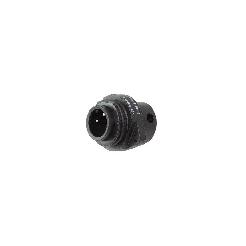 Landstromanschluss-Flanschstecker 230V 16A 3-polig