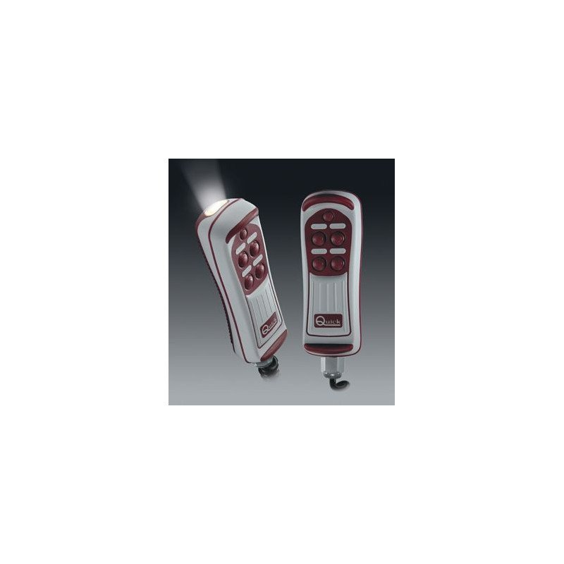 QUICK Fernbedienung HRC 12/24V für Ankerwinden 2-polig mit LED-Lampe