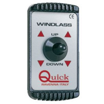 QUICK Handschalter für Ankerwinden schwarz/grau