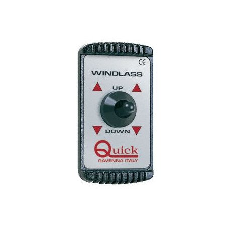 QUICK Handschalter für Ankerwinden schwarz/grau