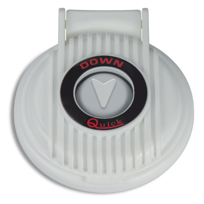 QUICK Fußschalter 900DW DOWN, Deckel weiß