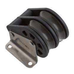 BARTON Doppel-Bockrolle gleitl. 30mm, Seil 8mm