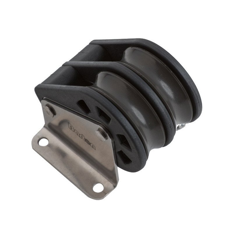 BARTON Doppel-Bockrolle gleitl. 30mm, Seil 8mm