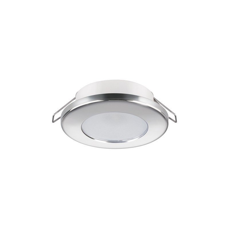 QUICK LED-Deckenleuchte Club TED C A4 12/24V 72mm, warmweiß, poliert