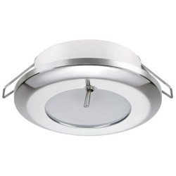 QUICK LED-Deckenleuchte Selene C A4 12/24V 77mm, warmweiß, poliert