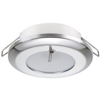 QUICK LED-Deckenleuchte Selene C A4 12/24V 77mm, warmweiß, poliert