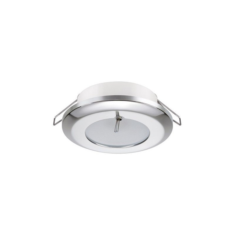QUICK LED-Deckenleuchte Selene C A4 12/24V 77mm, warmweiß, poliert