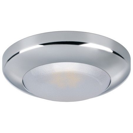 QUICK LED-Deckenleuchte Mirò Kunststoff/Cr 12V 64mm, warmweiß, chrom
