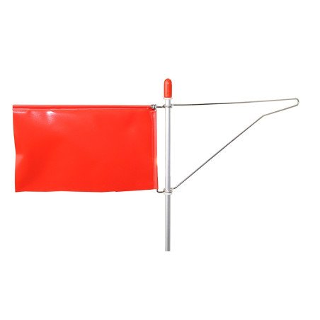 Verklicker ohne Seitenhalter, mit PVC Tuch rot (Opti)