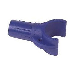 Gabel-Aufnahme Nylon für Standard-Baum 32mm blau (Opti)
