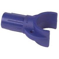 Gabel-Aufnahme Nylon für Standard-Baum 32mm blau (Opti)