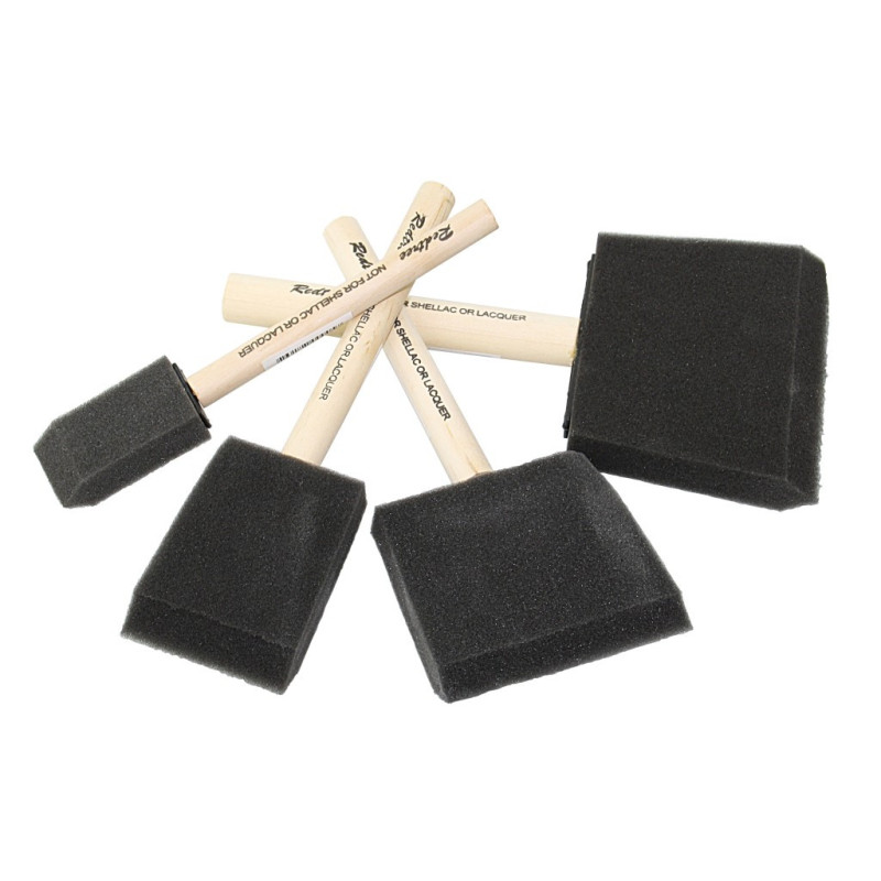 Schaumstoffpinsel 4' Breit     VP:12St.