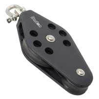 BARTON Violinblock gleitl. 45/30mm, Seil 8mm, Wirbelschäkel