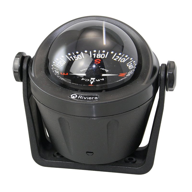 RIVIERA Kompass Artica BA2 12V 70mm, mit Haltebügel, schwarz