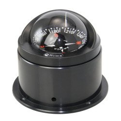 RIVIERA Kompass Artica BA3 12V 70mm, für Aufbau, schwarz