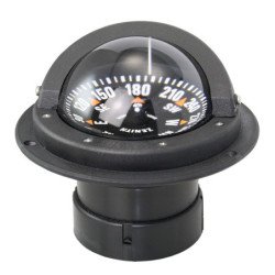 RIVIERA Kompass Zenith BZ1 12V 80mm, für Einbau, schwarz