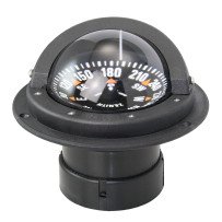 RIVIERA Kompass Zenith BZ1 12V 80mm, für Einbau, schwarz