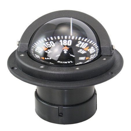 RIVIERA Kompass Zenith BZ1 12V 80mm, für Einbau, schwarz