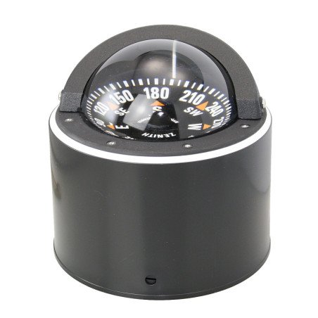 RIVIERA Kompass Zenith BZ3 12V 80mm, für Aufbau, schwarz