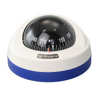 Kompass Aries blaue Basis+schwarze Karte+Licht