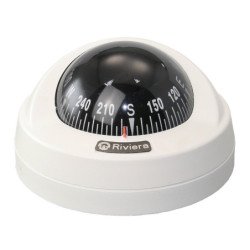 Kompass Aries  weiß+schwarze Karte+Licht