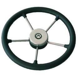 RIVIERA Steuerrad VR01 Edelstahl/Kunststoff 325mm schwarz