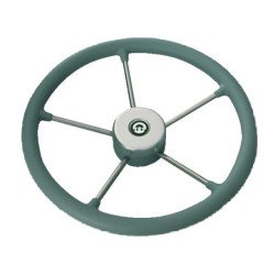 RIVIERA Steuerrad VR01 Edelstahl/Kunststoff 325mm grau