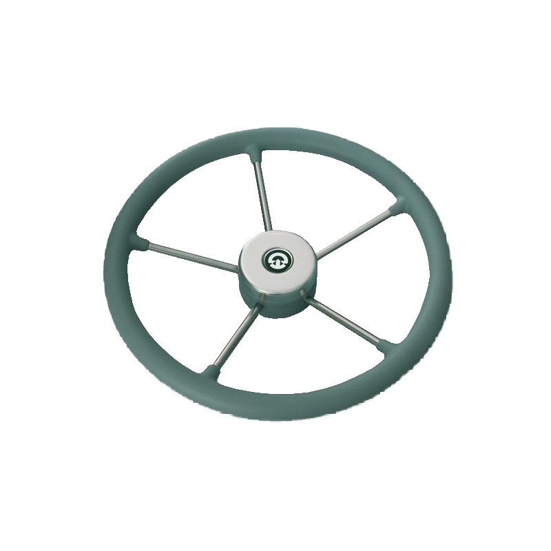 RIVIERA Steuerrad VR01 Edelstahl/Kunststoff 325mm grau