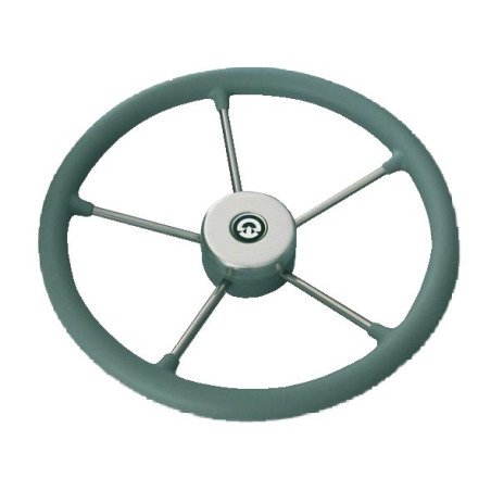 RIVIERA Steuerrad VR01 Edelstahl/Kunststoff 325mm grau
