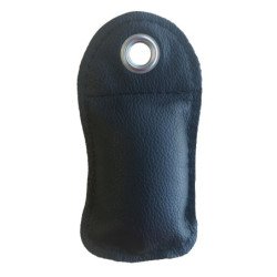 Wurfleinensack Leder schwarz